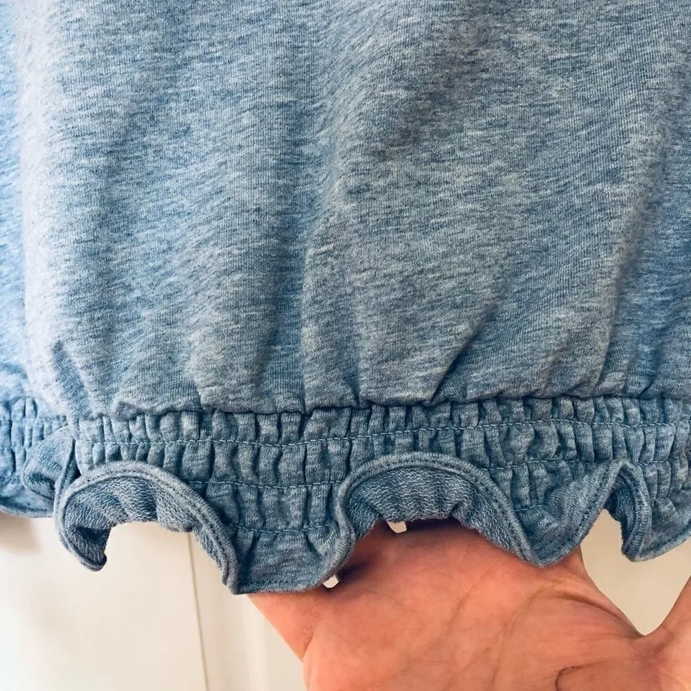 ‎NWT: Michael Kors Ruffle Bottom Sweatshirt